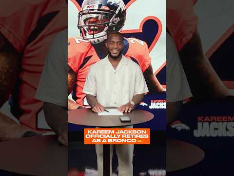 Orange & Blue, always. Congrats, K-Jack! 👏 #broncos #denver #retirement #nfl